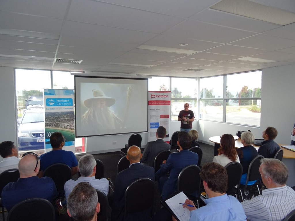 James presenting on 7 trends that will change Small Business forever.