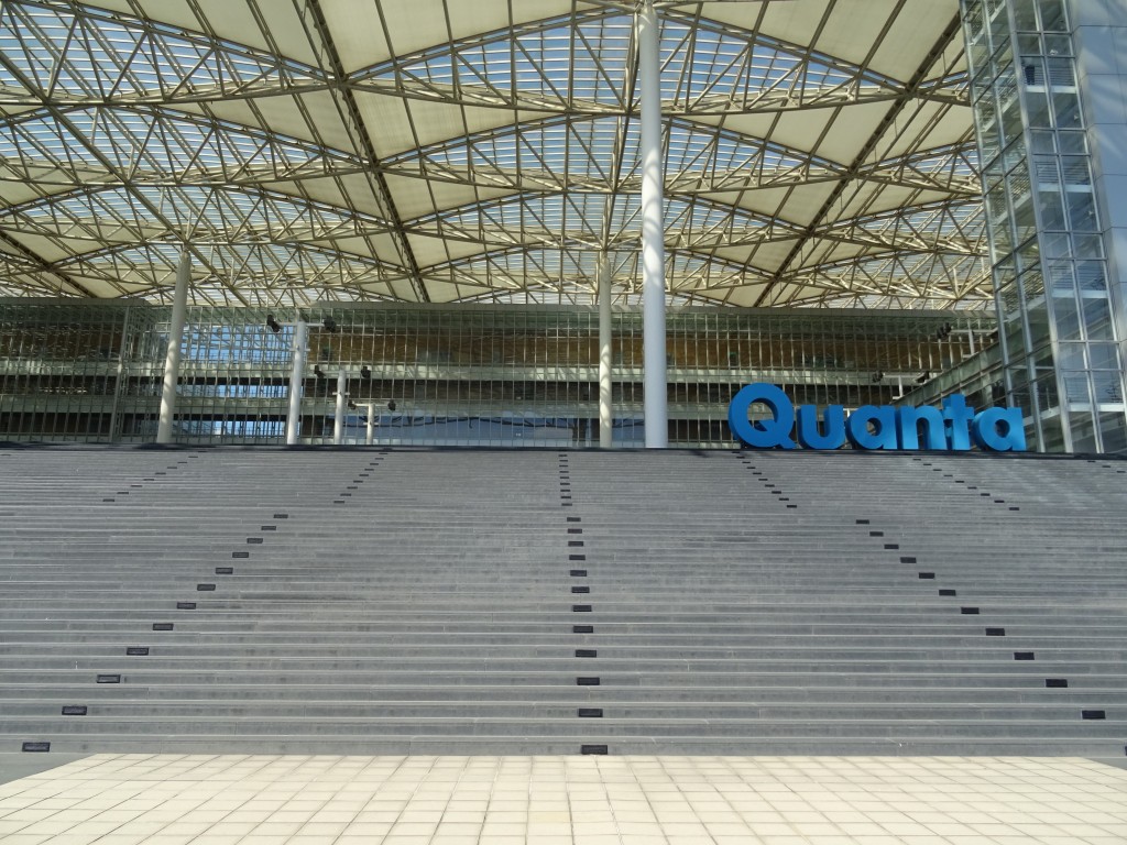 Quanta Headquarters in Taipei is a very impressive building and company.